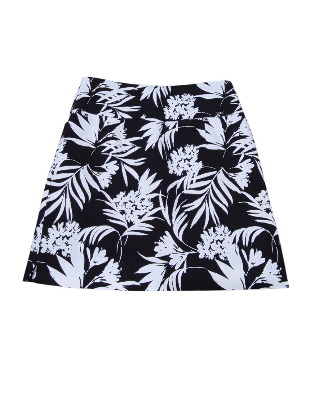 S.C. & Co. Black White Floral Skort Golf Tennis Pockets Pickleball Size Small